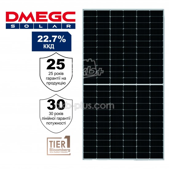 Монокристалличкая солнечная двухсторонняя панель DMEGC DM515G12RT-B54HBW INFINITY n-type Bifacial - купить